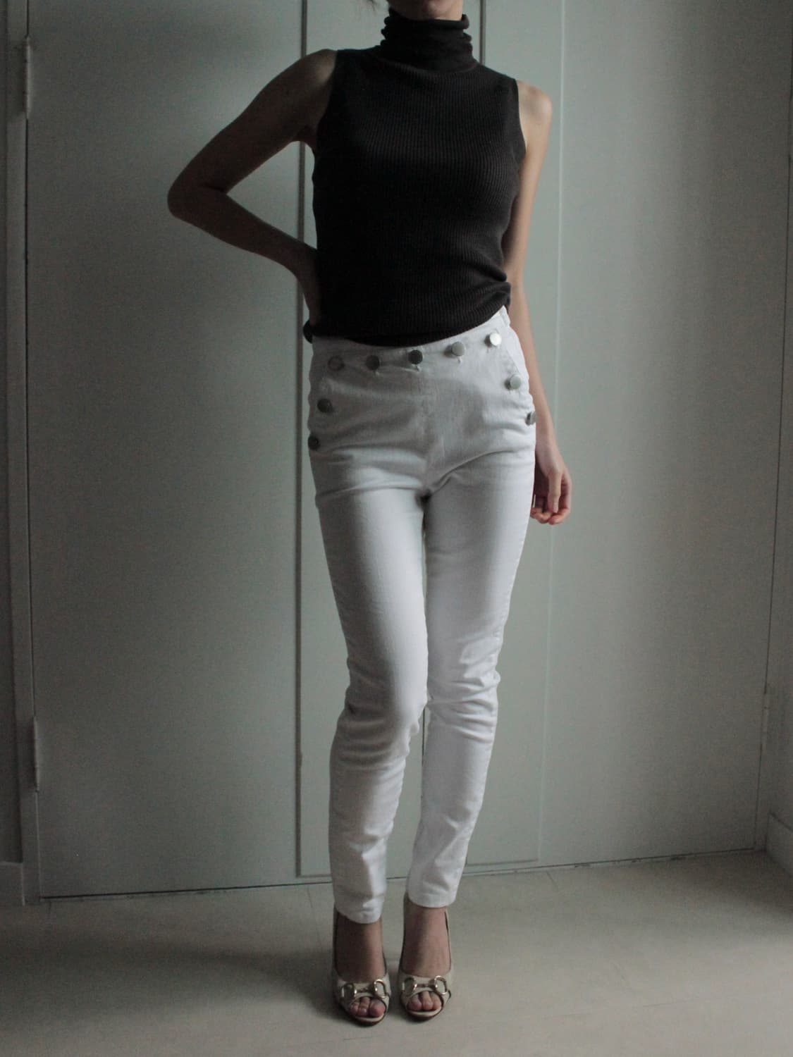 Maje button point skinny pants  상품이미지4