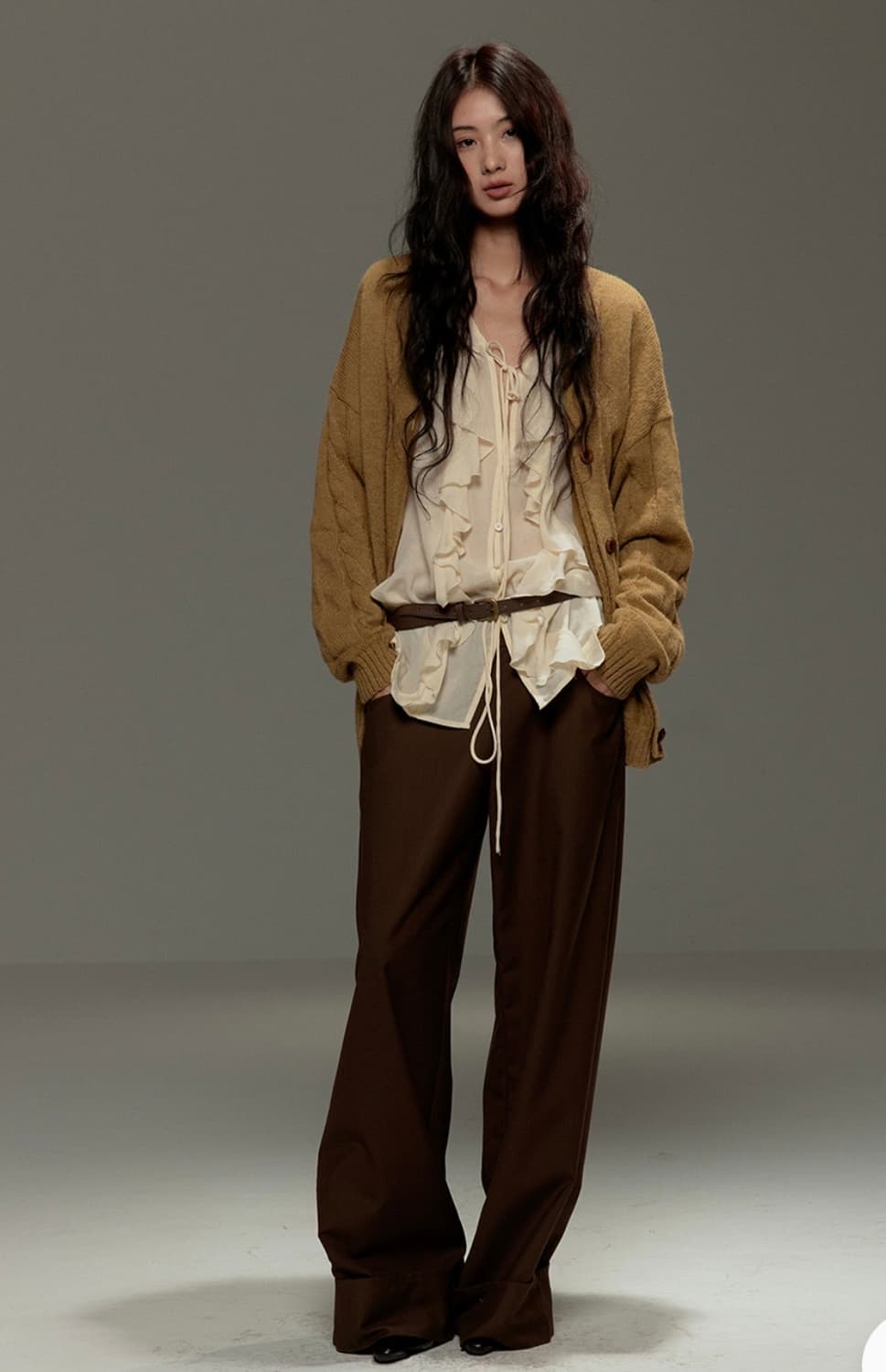 Testmechanism chestunt wide pants 상품이미지4