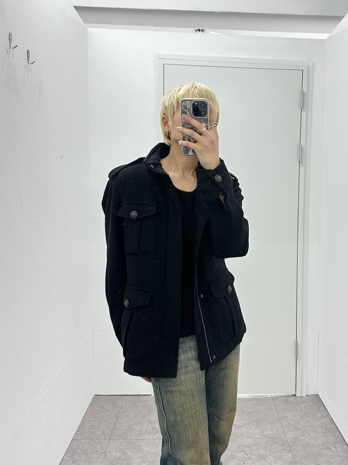 PS Paul Smith Button Detail Wool Jacket 상품이미지9