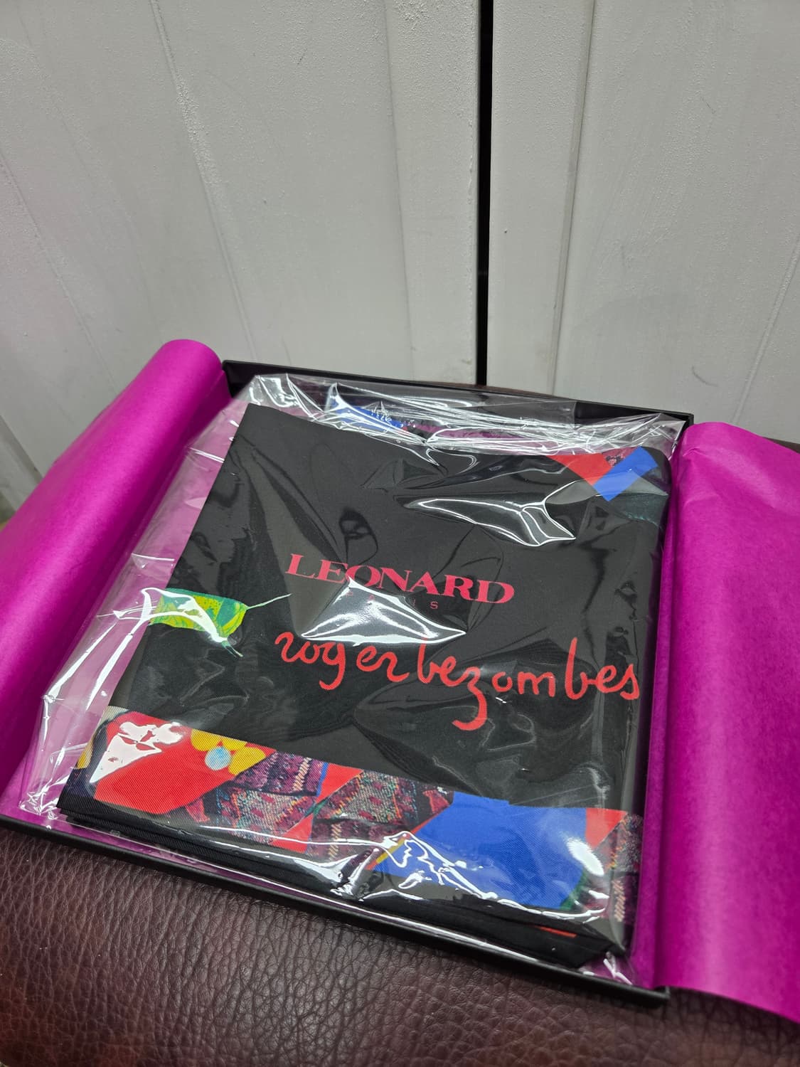 레오나드 실크 스카프 새제품 상품이미지5