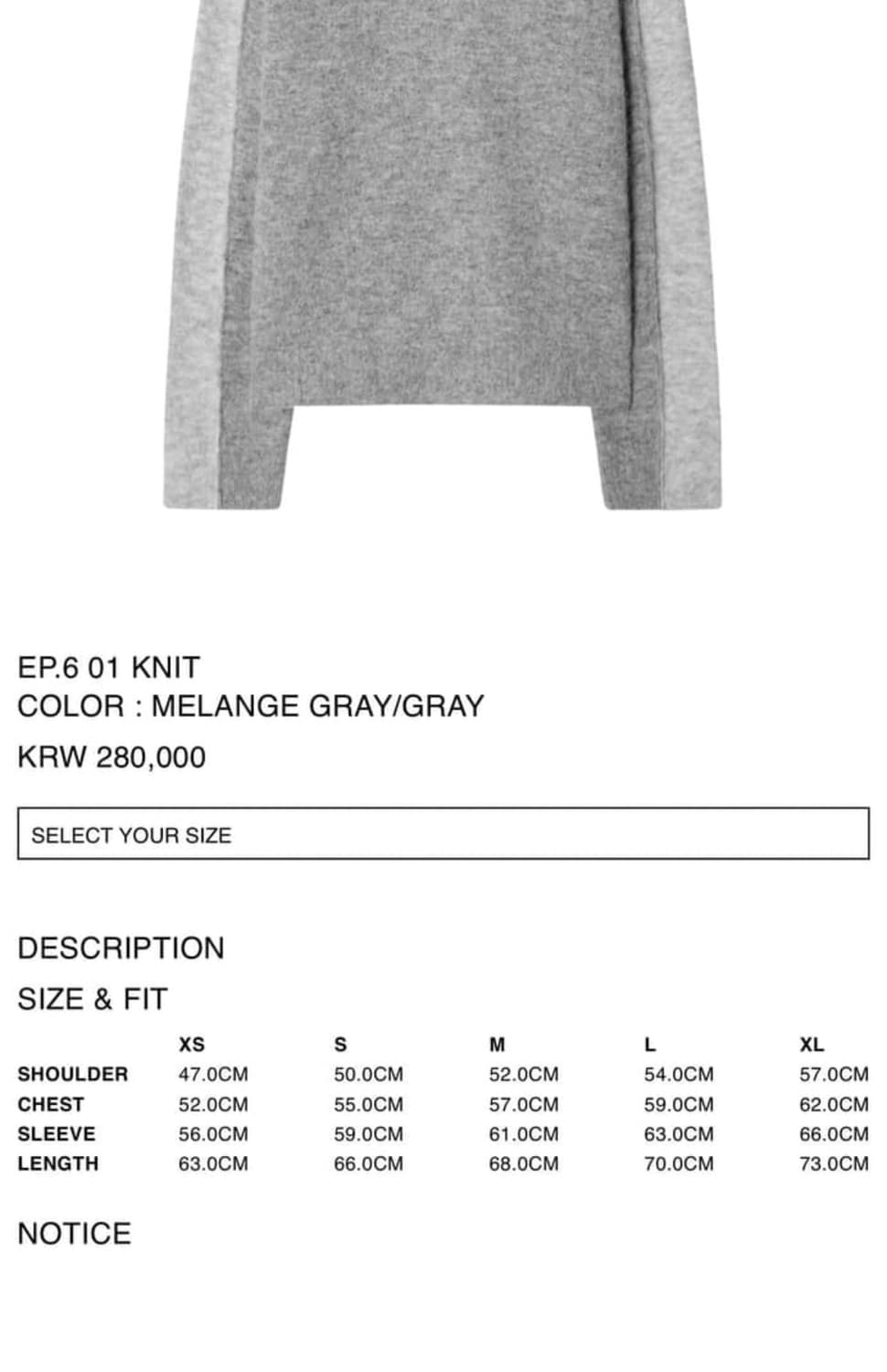 xlim EP6KN01-GY  상품이미지4