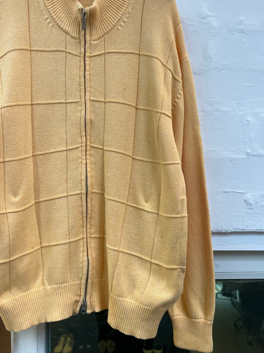 J.Press 옐로우 니트 집업 LL 상품이미지3