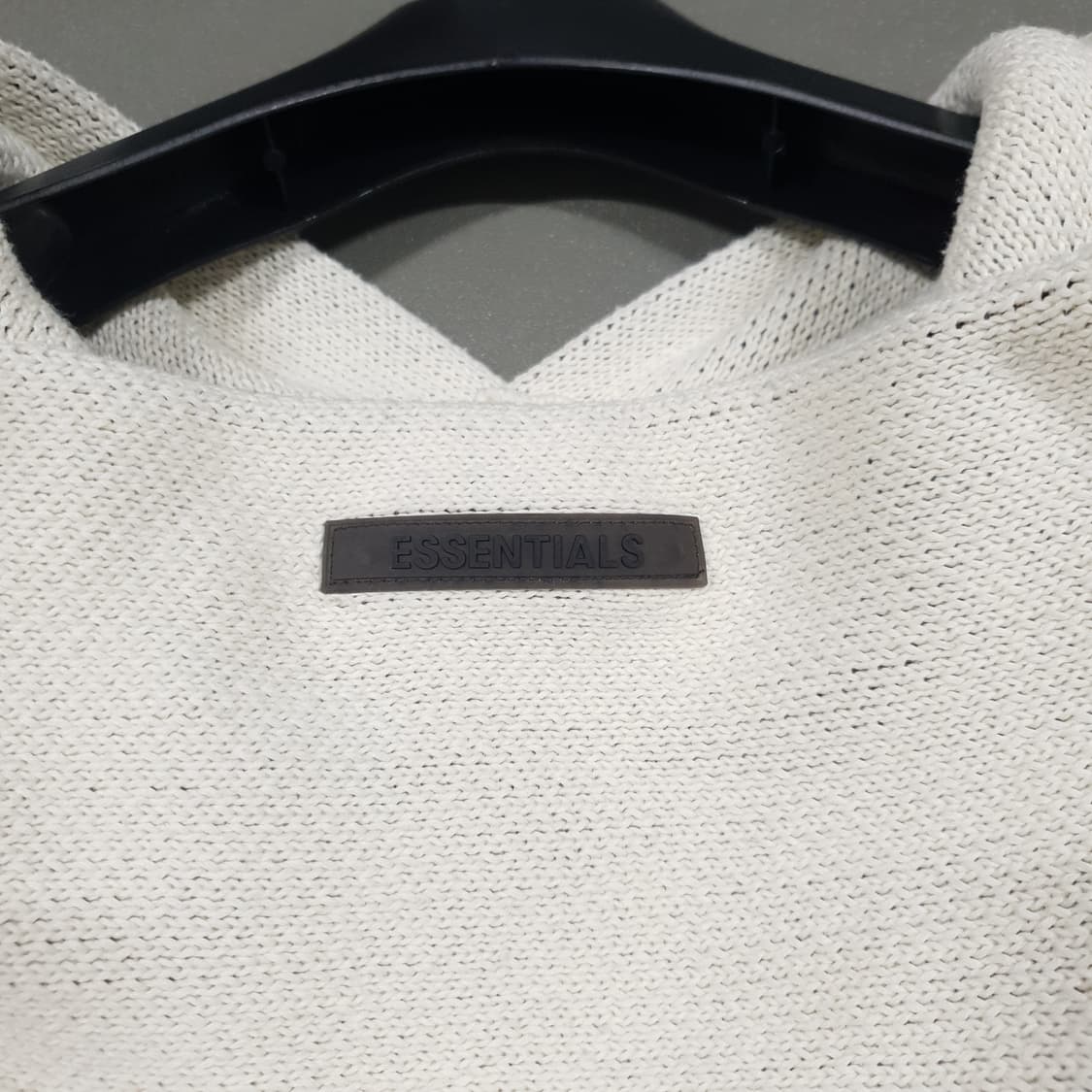 실측 2XL) 에센셜 피어오브갓 풀오버 오트밀 크림 니트 후드티희귀 상품이미지8