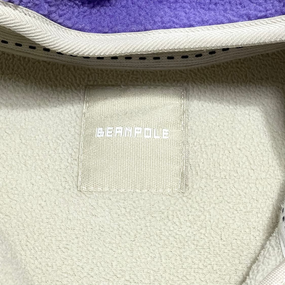 빈폴 퍼플 롱 플리스 후드집업 여성S / 140 상품이미지3