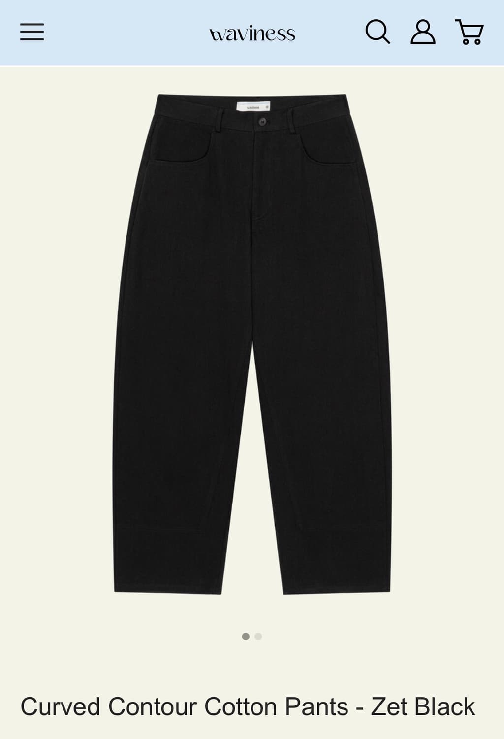 (구매) 웨이비니스 Curved Contour Cotton PT 구해요! 상품이미지1