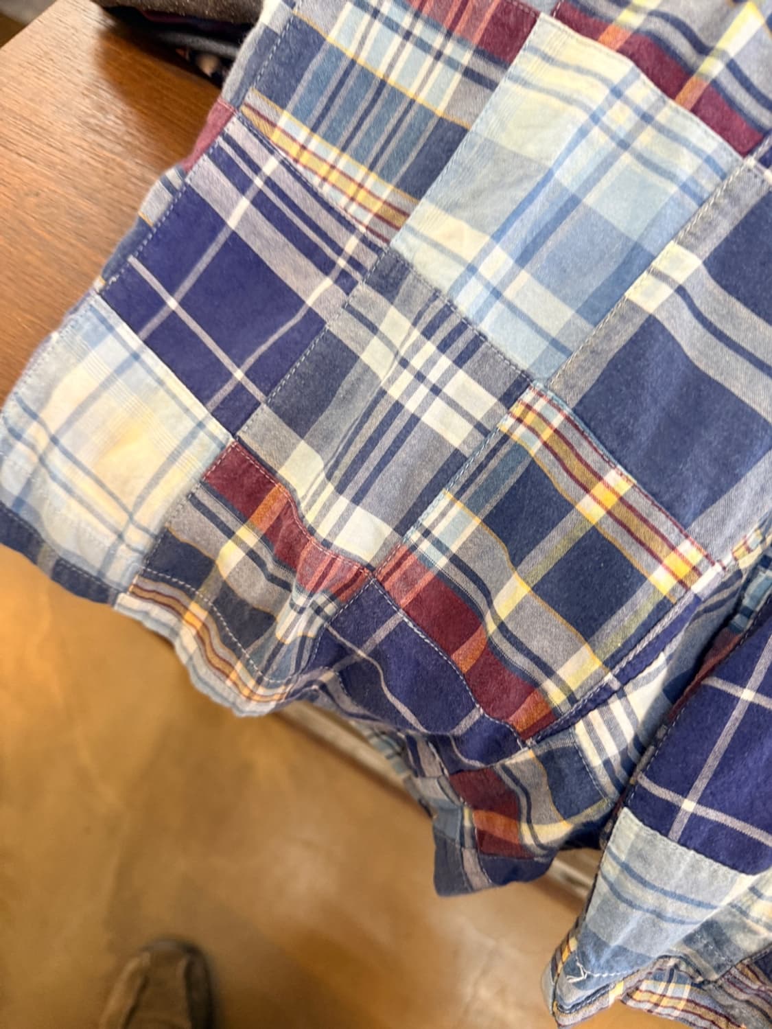  폴로 마드라스 패턴 체크 디테일 반바지 32 상품이미지3