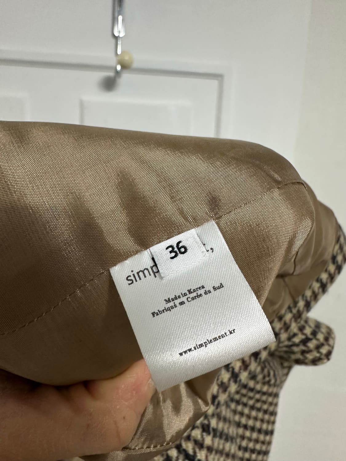 심플먼트 SIMPLEMENT 160 옴므 클래식 자켓 상품이미지4