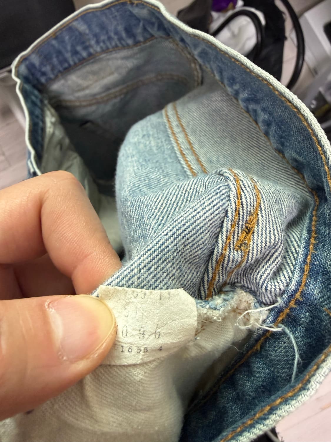 Vintage Levi’s selvedge denim 1970s 상품이미지6