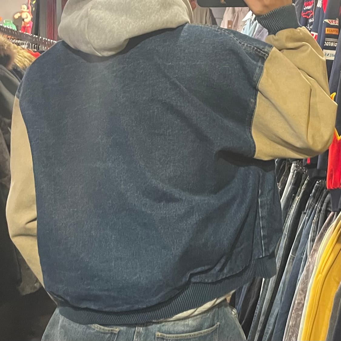 [IM] VTG 데님 바시티 자켓 상품이미지8