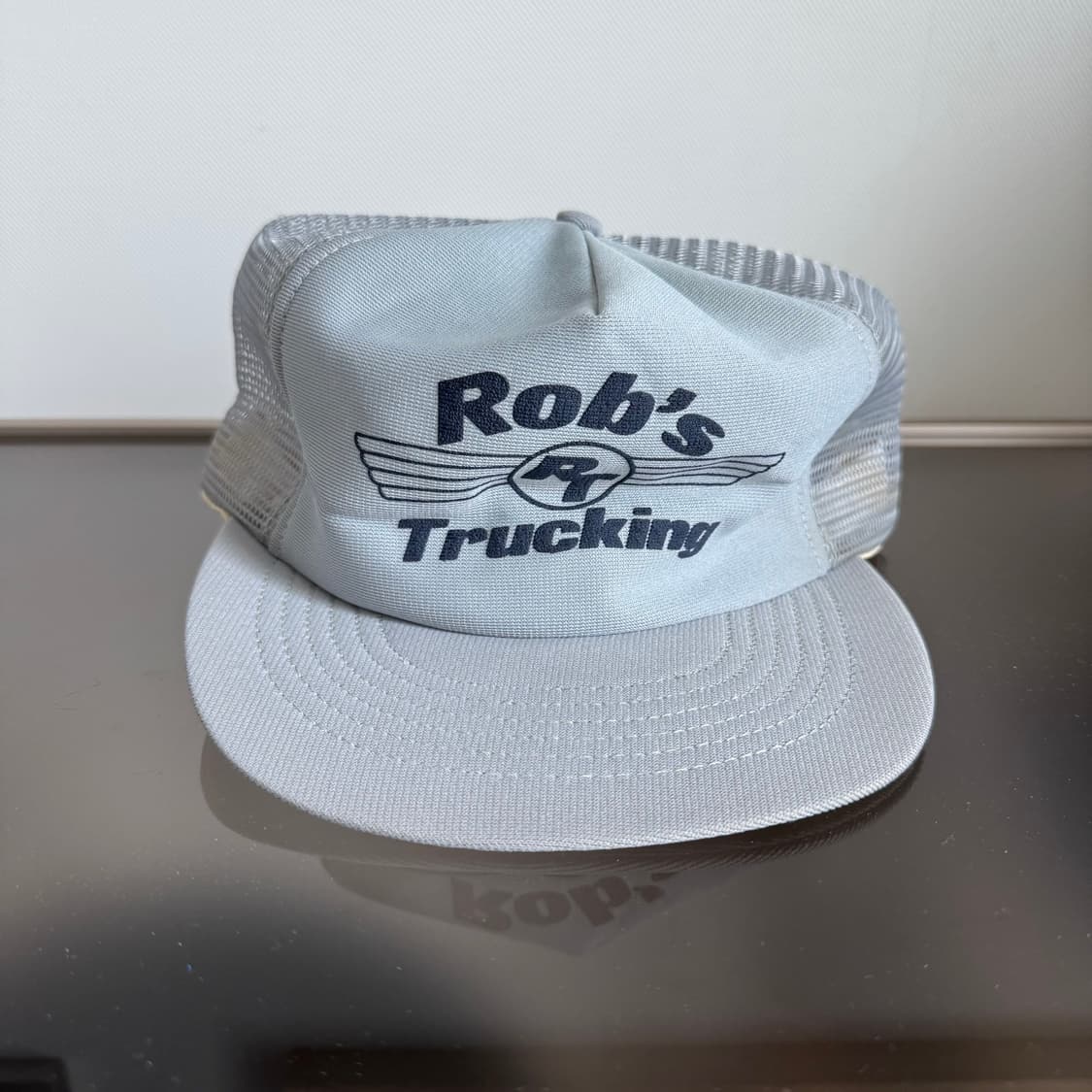 USA 빈티지 모자 볼캡 vintage cap 트러커 메쉬 그레이 상품이미지2