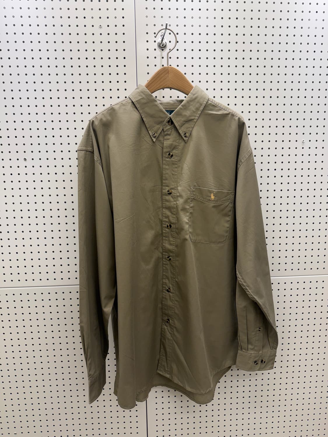 폴로 랄프로렌 카키 버튼다운 셔츠 U466 상품이미지2