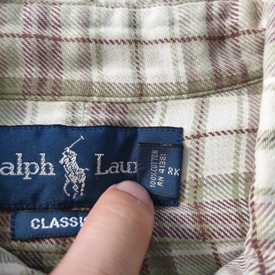 [무료배송] Ralph Lauren 체크 긴팔 셔츠 상품이미지3