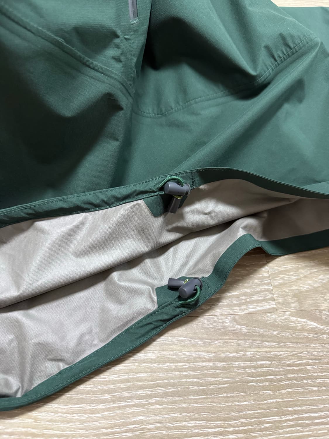 몽벨 레인 트레커 다크그린 바람막이 XL 상품이미지3