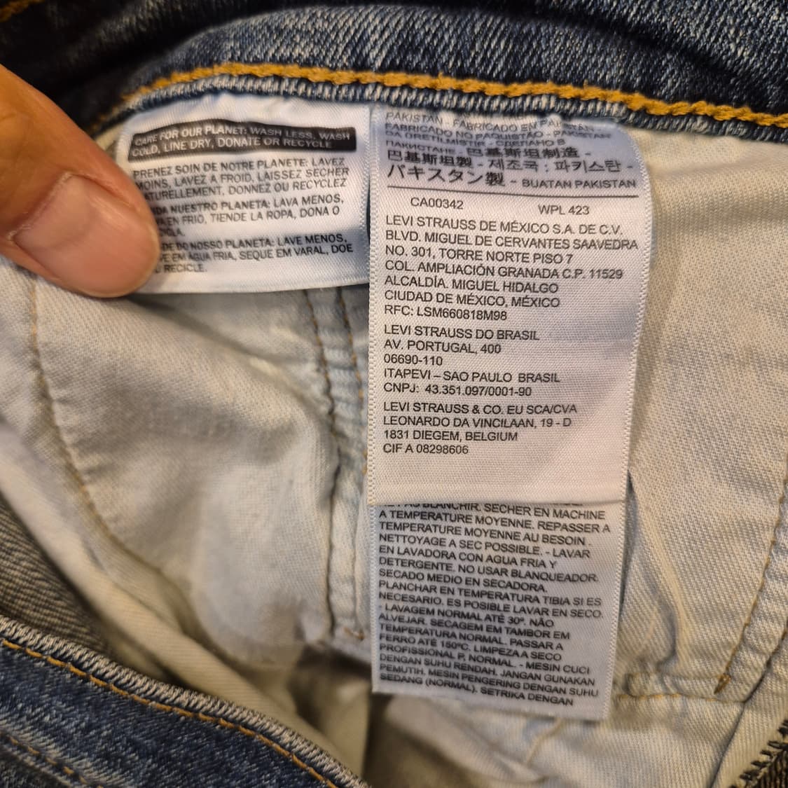34인치 리바이스 511 청바지  상품이미지4