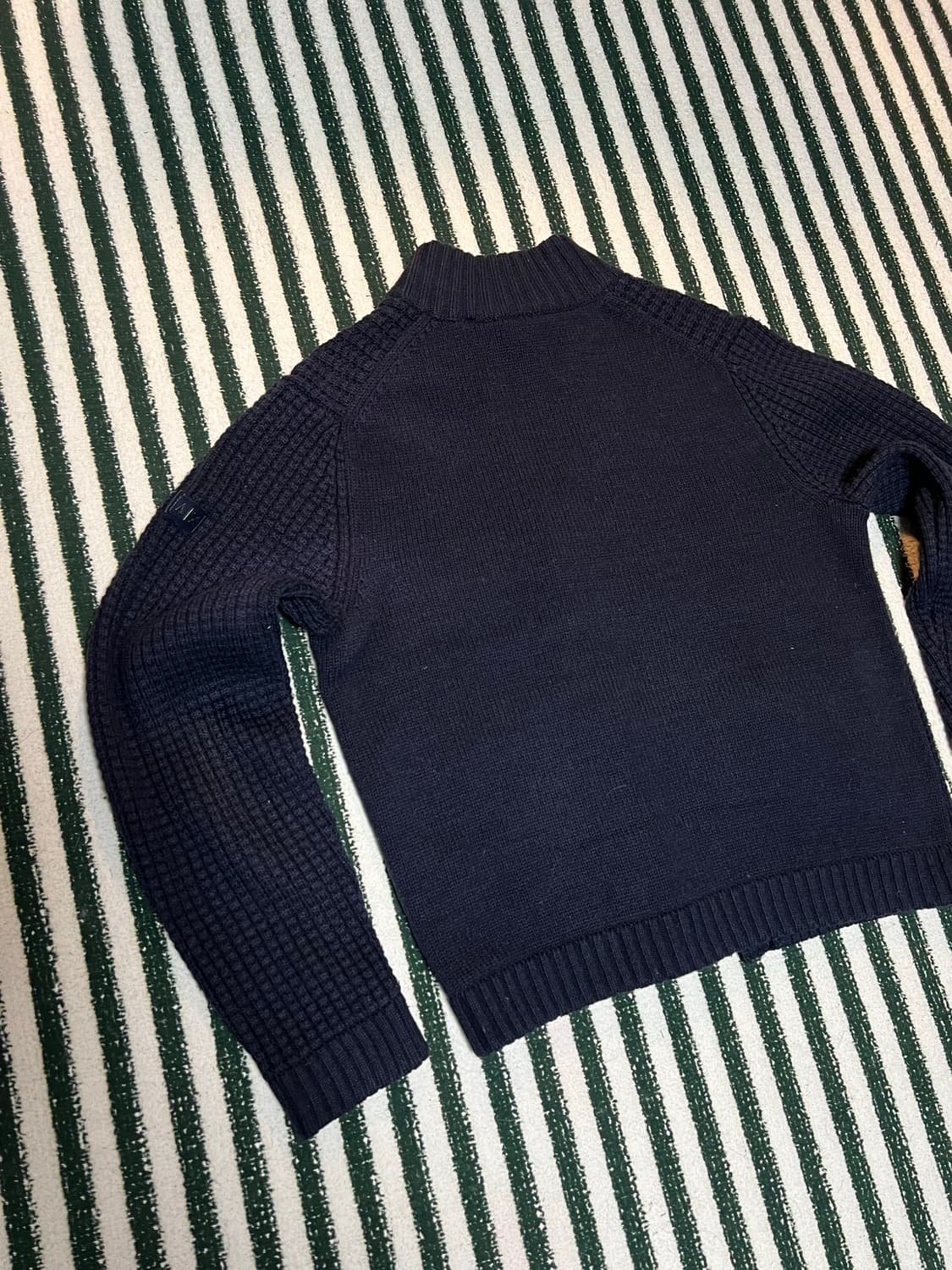 A|X Armani Exchange Waffle Knit Cardigan 상품이미지3