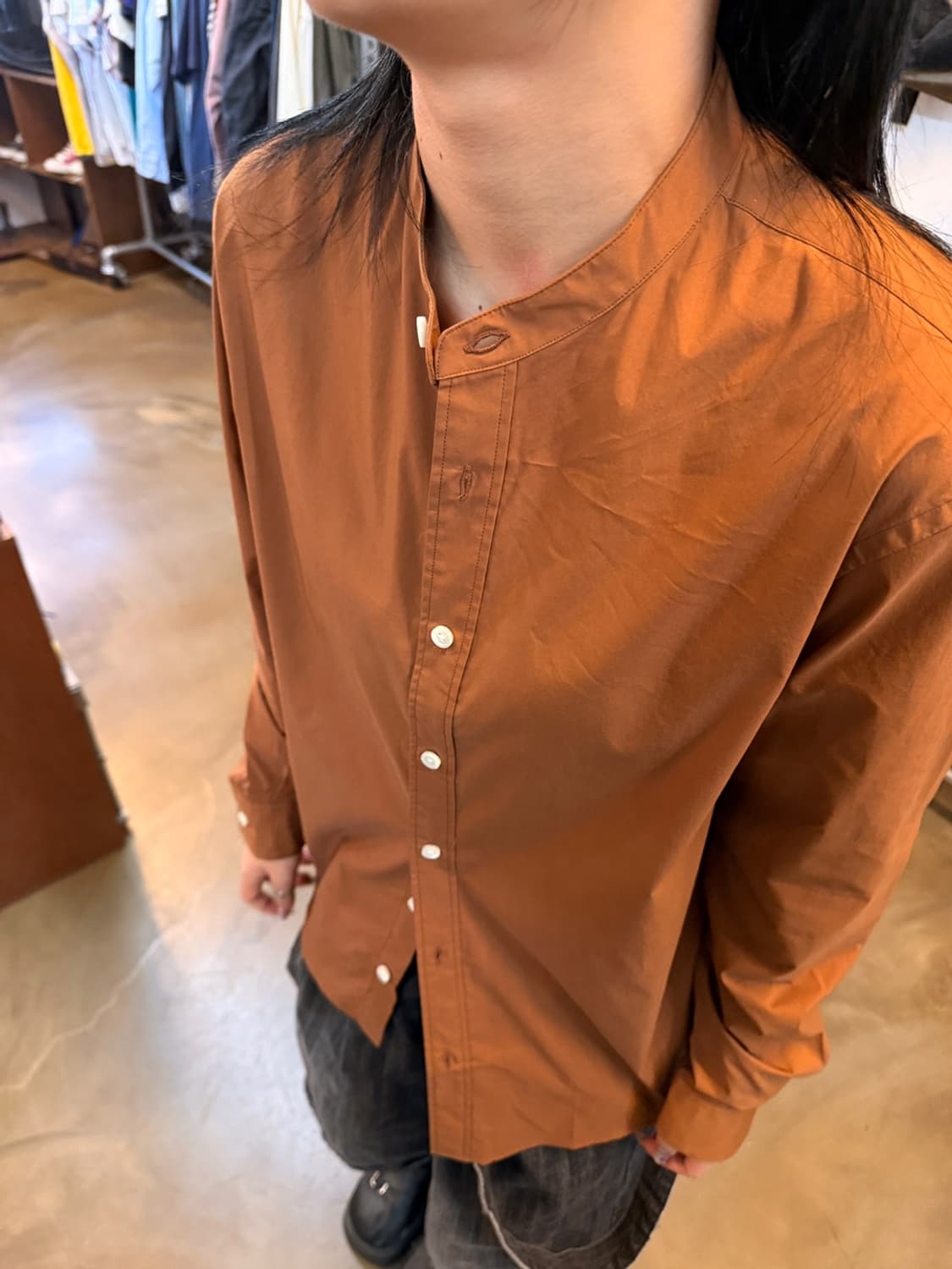 유나이티드 도쿄 스탠드 카라 차이나카라 셔츠 상품이미지5