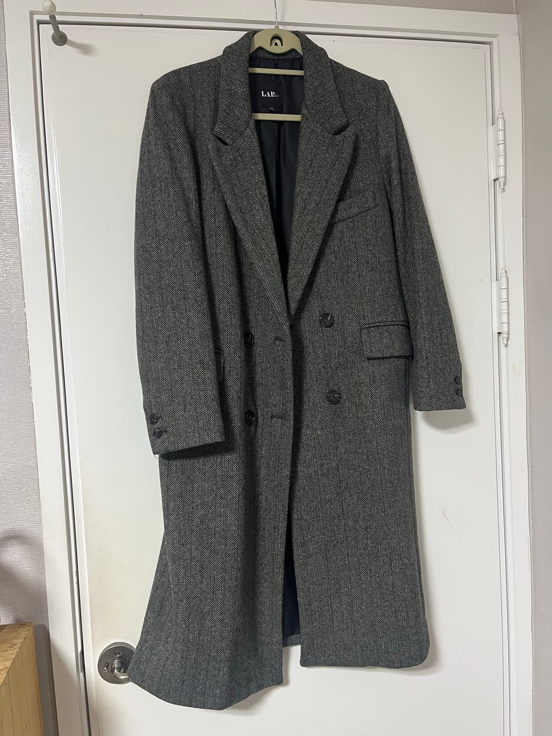 Lap 헤링본 더블 코트 상품이미지1