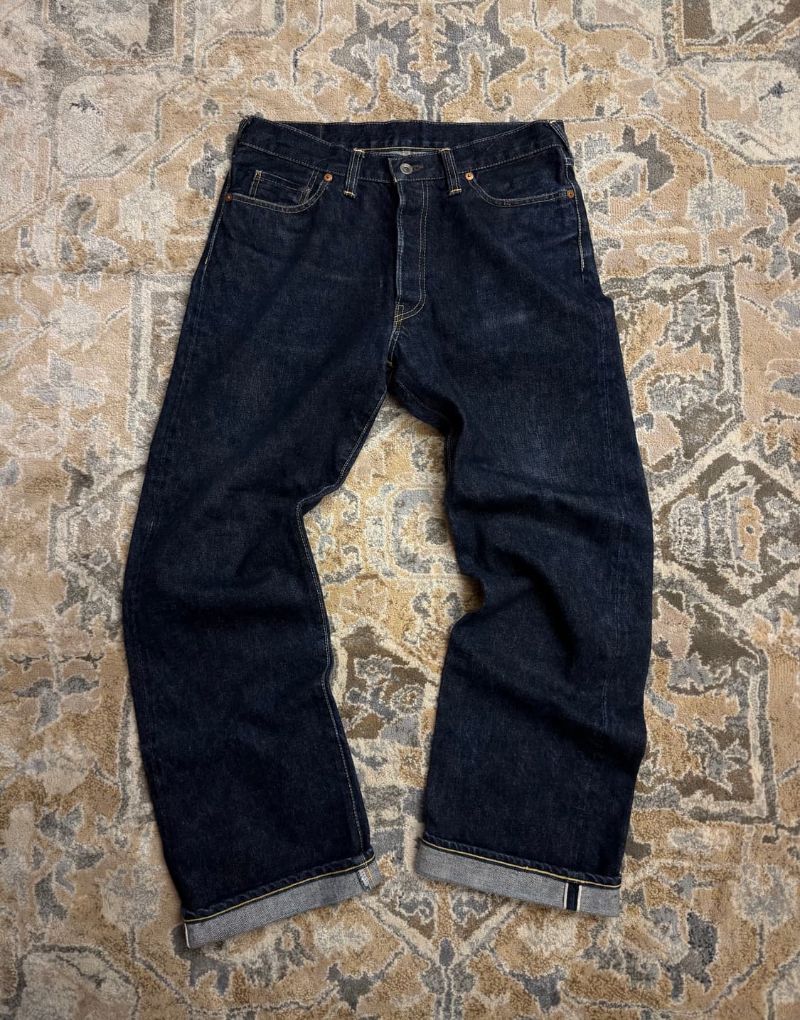 [더 리얼맥코이] Lot 003 WWII 대전판 셀비지 데님 W33L34 상품이미지1