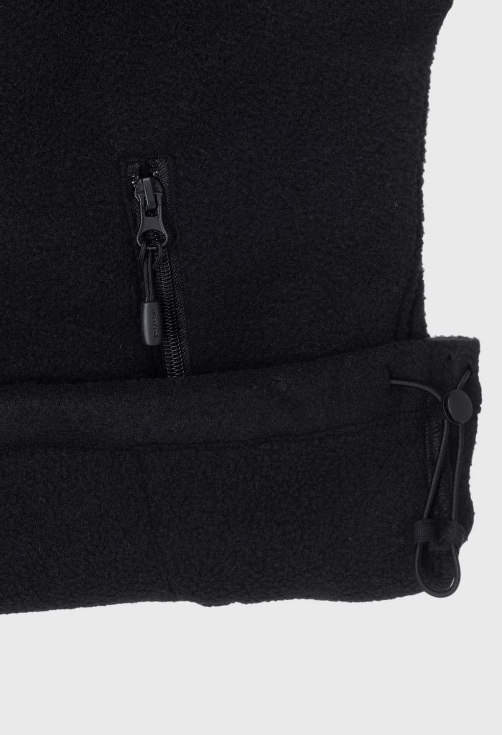 모노하 플리스 하프집업 블랙 상품이미지5