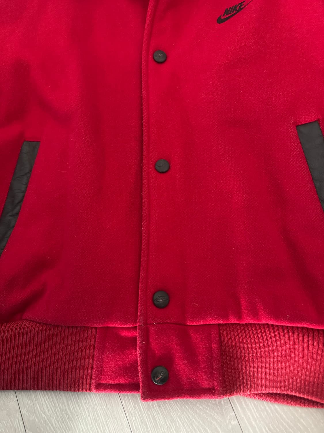 삼나스포츠 나이키 90s 울 레더 바시티자켓 상품이미지3