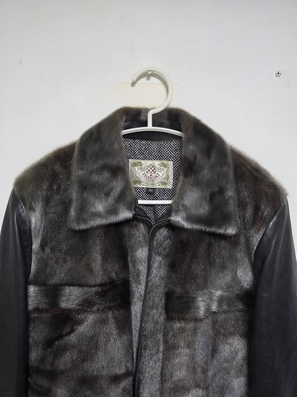 Hiroki 남성 천연 가죽(물소) 자켓 95 (새상품급) 상품이미지3