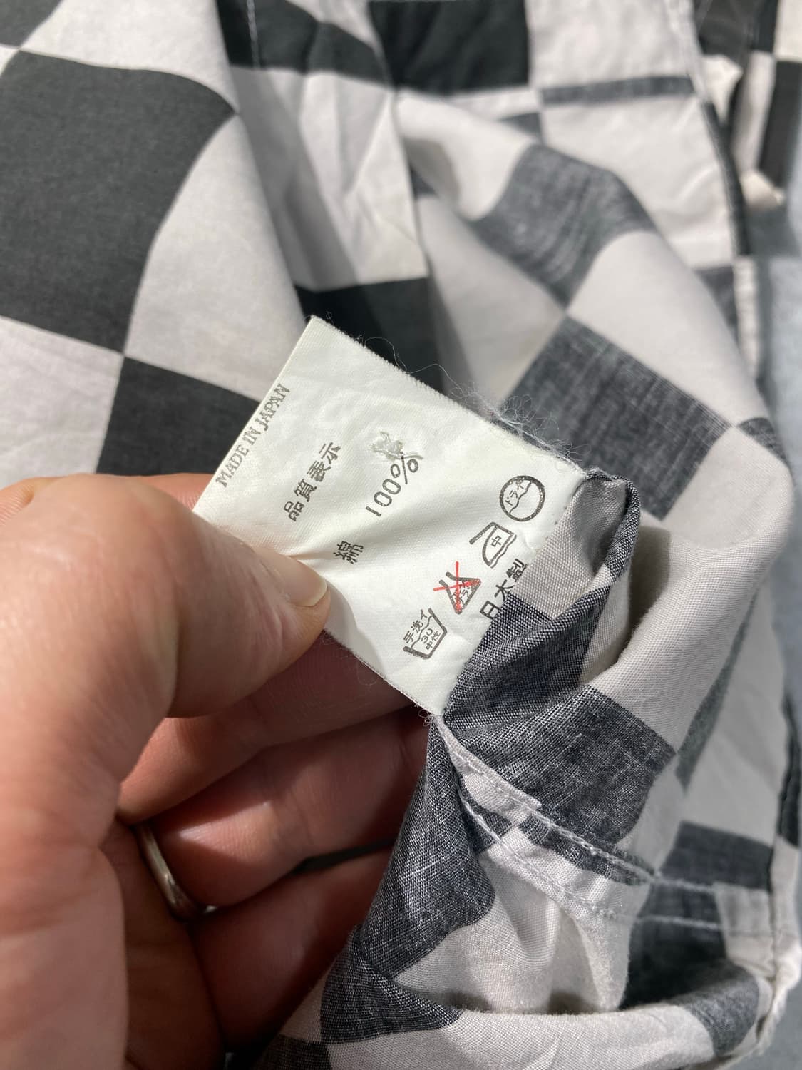 [S] A BATHING APE 베이프 체커보드 반팔셔츠 상품이미지9