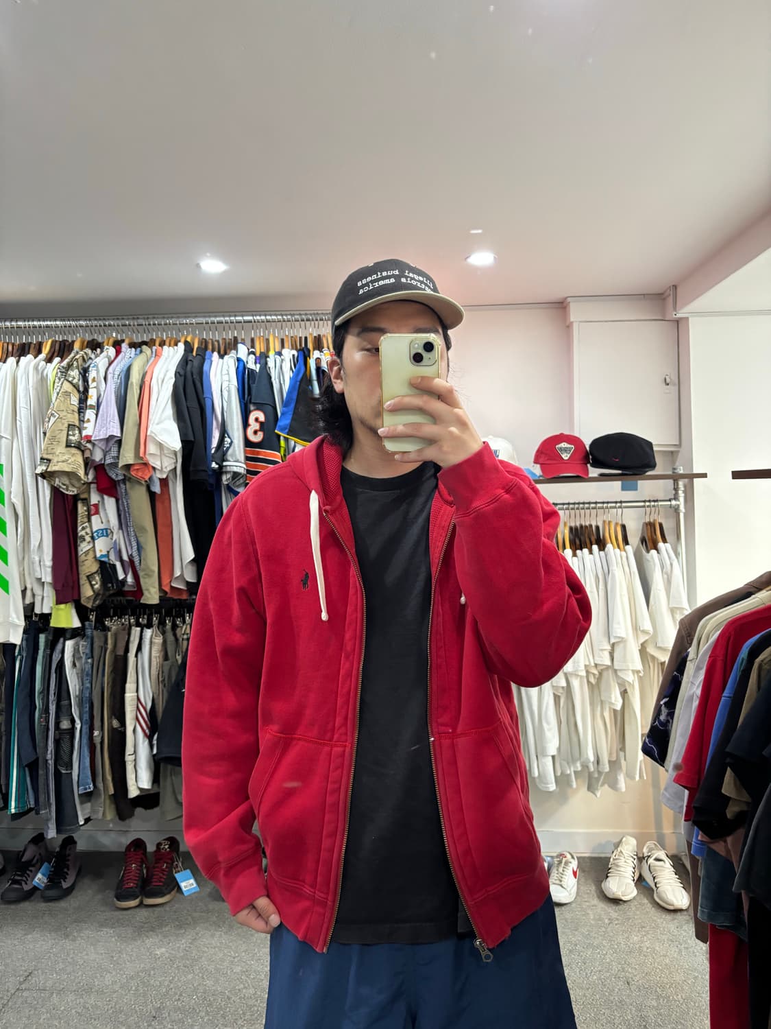 00s 폴로 랄프로렌 와플 후드집업 상품이미지7