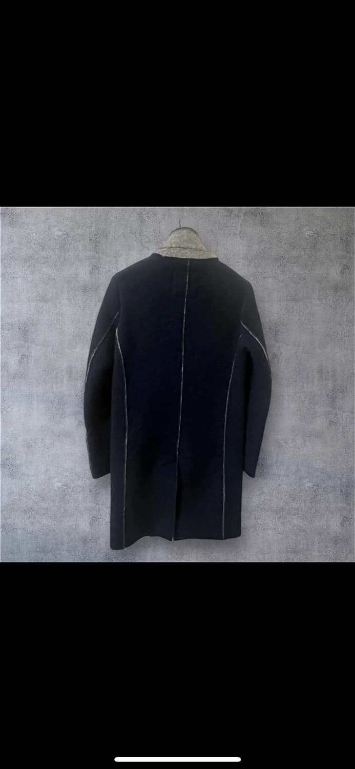 이태리 Fiver 배색 울코트 상품이미지2