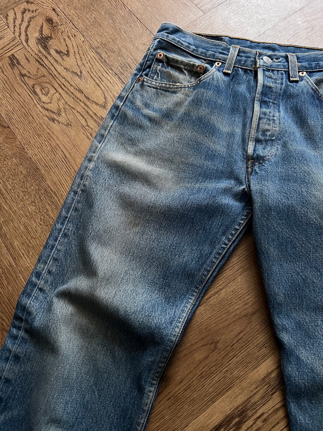 [32]90's 리바이스 501XX USA 데님 팬츠 S30 상품이미지3