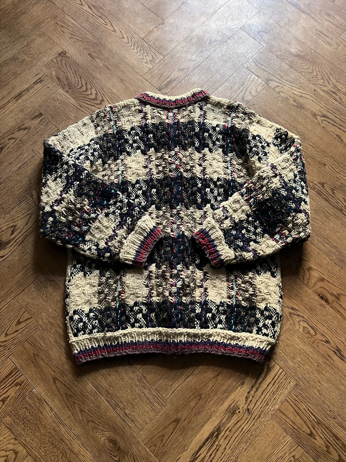 [L]90's 빈티지 핸드메이드 에콰도르 가디건 상품이미지7