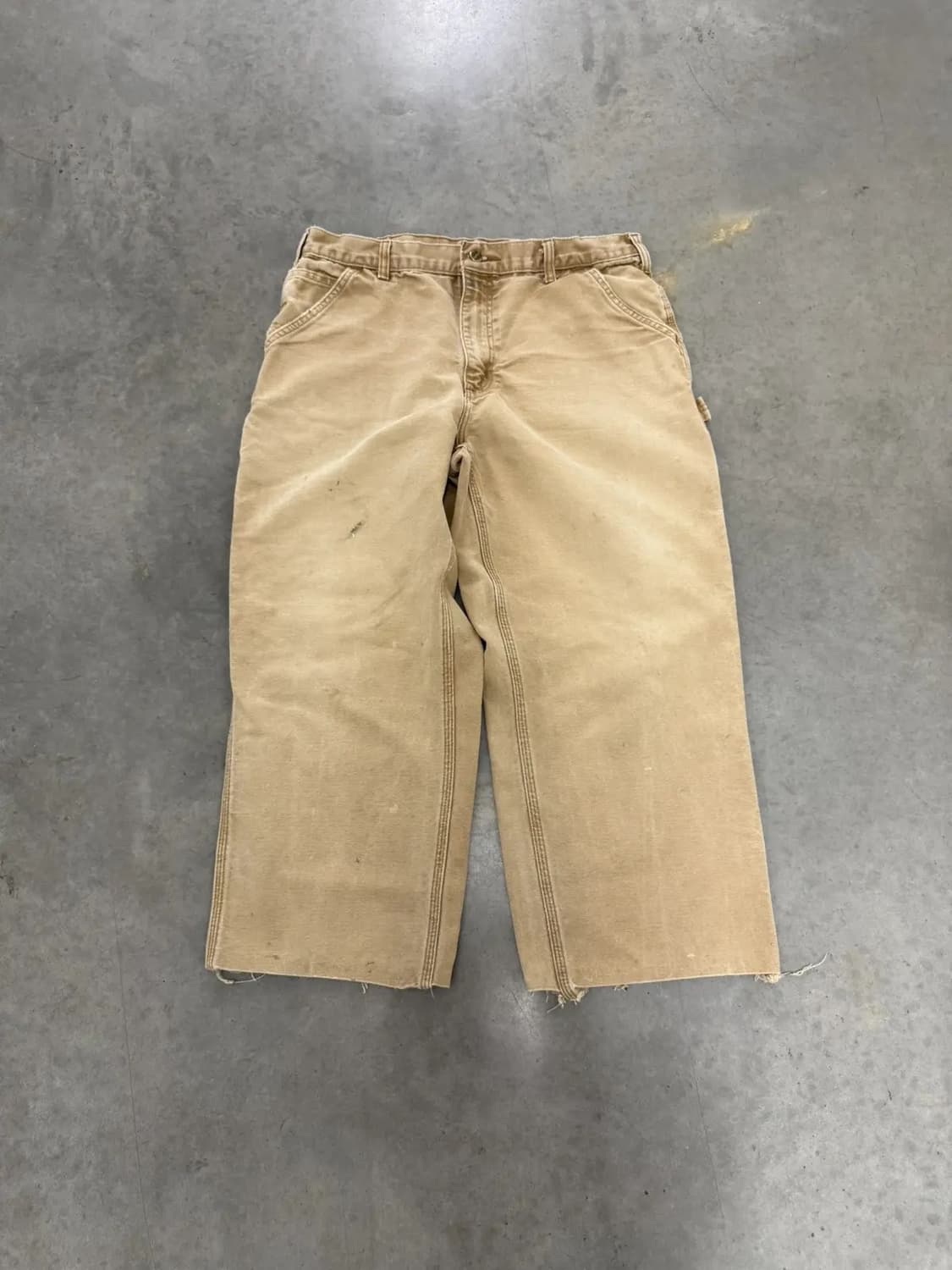 빈티지 칼하트 덩거리 카펜터 팬츠 상품이미지3