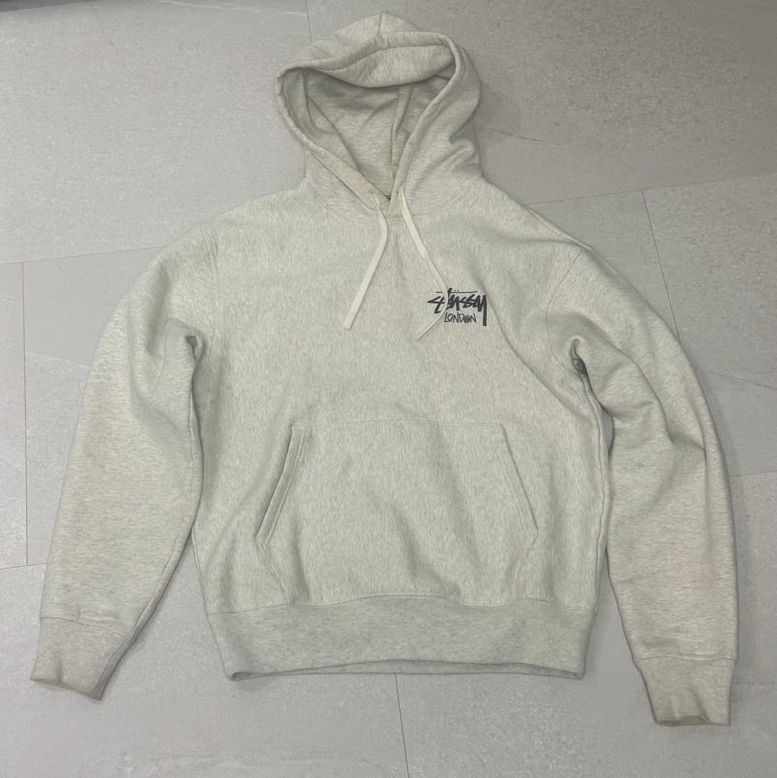 스투시 런던 후드 애쉬 헤더 L 상품이미지2