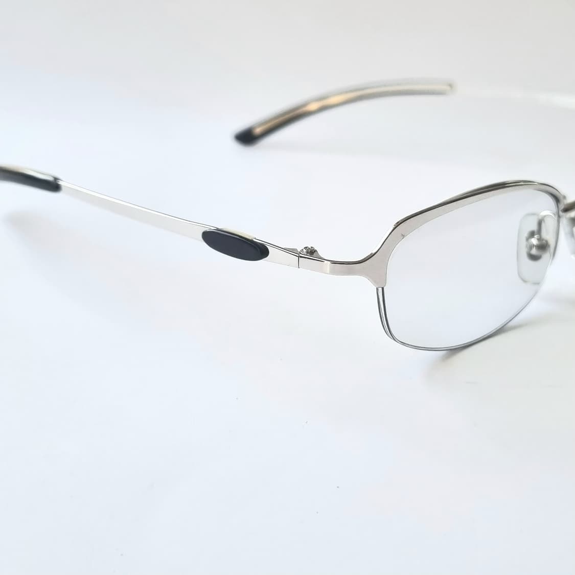 데드스탁   OGIS 실버 반무테 빈티지안경테 216 상품이미지8