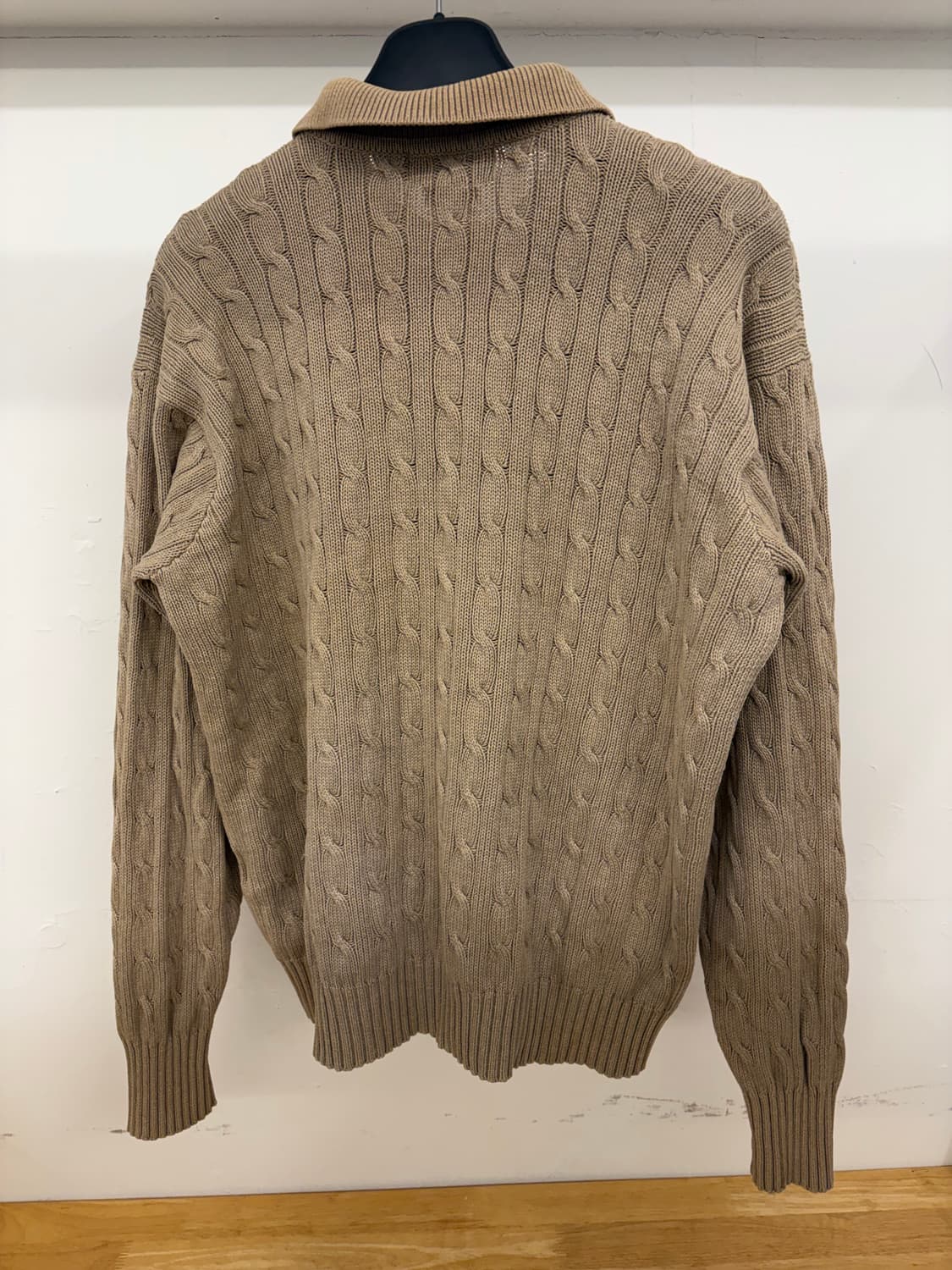 [105] 폴로 랄프로렌 케이블 카라 니트 브라운 상품이미지5