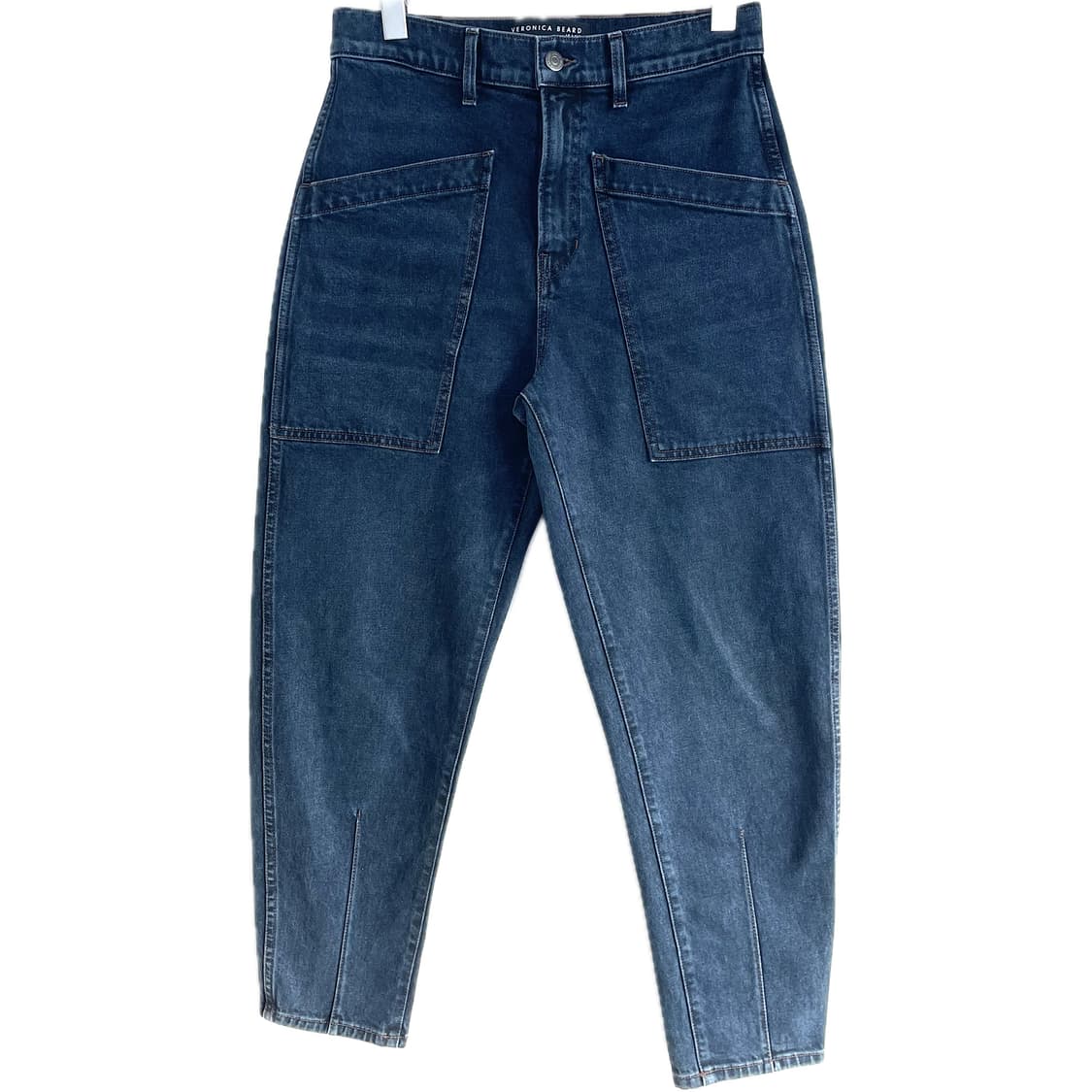 [28] 베로니카 비어드 하이라이즈 베럴레그 크롭 데님 팬츠 상품이미지1