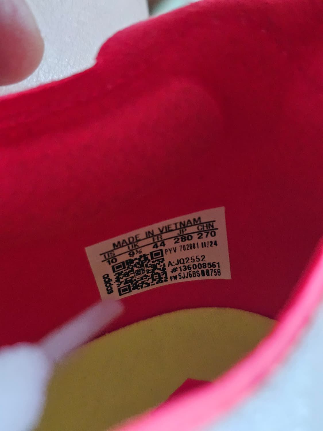 아디다스 아디제로 런닝화 280(실착 270-275) 상품이미지7