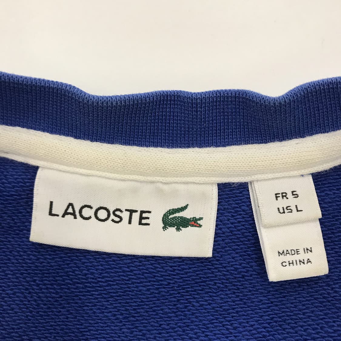 라코스테 크루넥 스웻셔츠 블루 [105] 상품이미지5