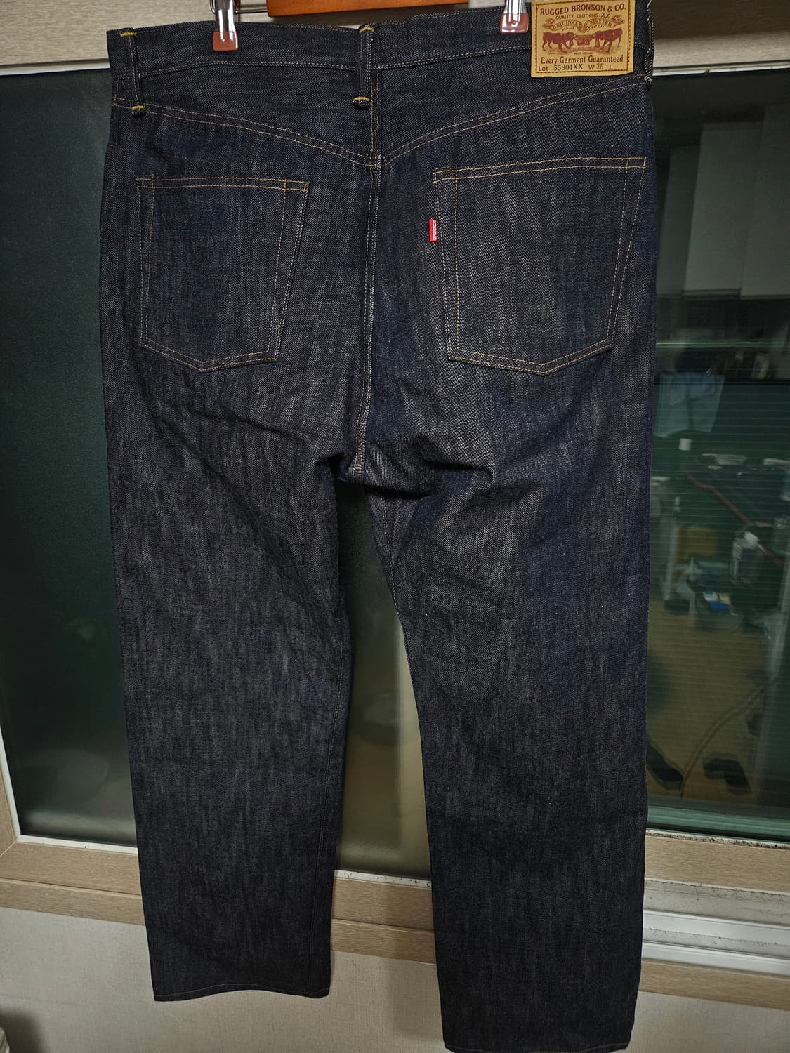 브론슨 Lot 55801XX 1950s Selvedge 데님진 36 상품이미지4