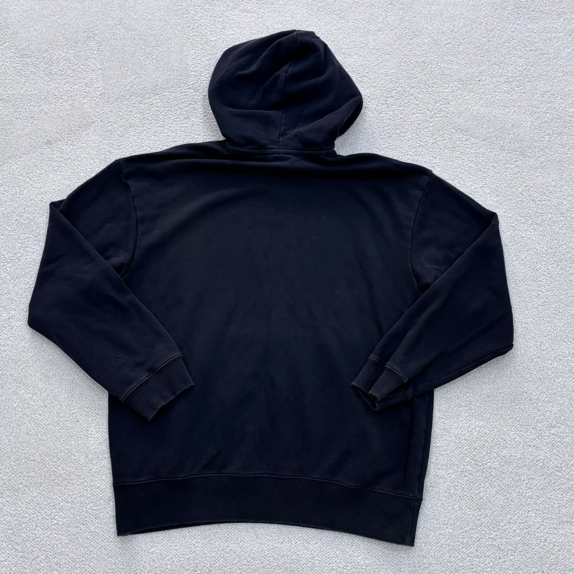 M 아디다스 블랙 후드 티셔츠 0327E 상품이미지2