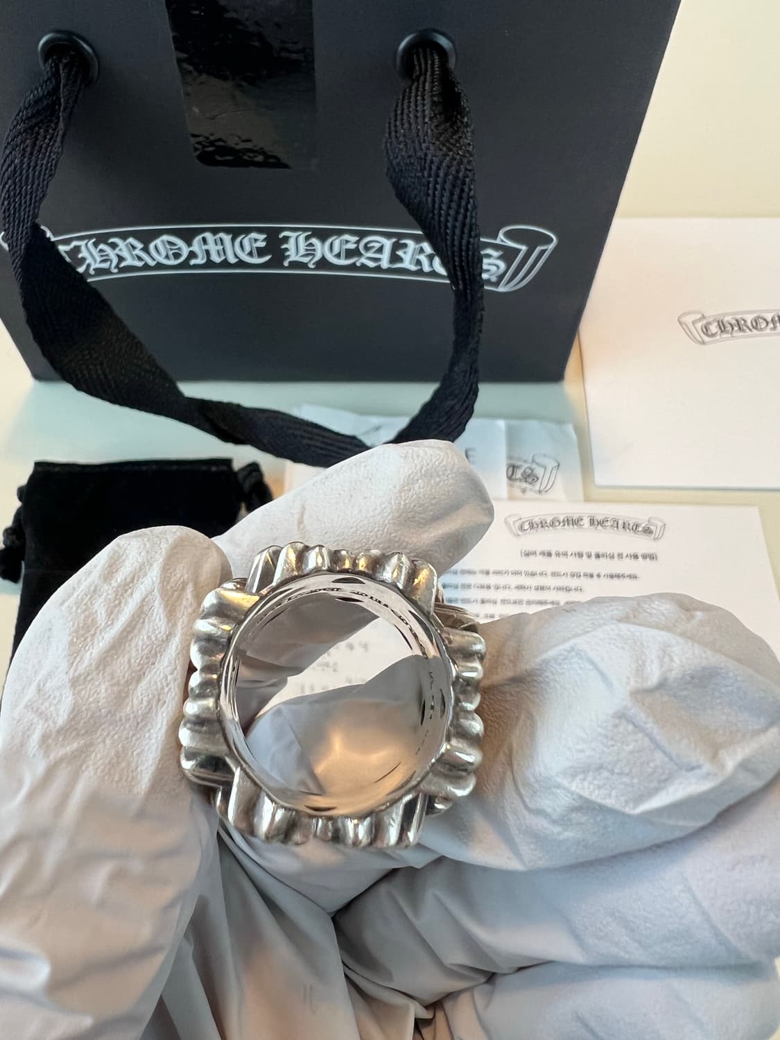 [us9] 크롬하츠 세메터리 스퀘어링 상품이미지4