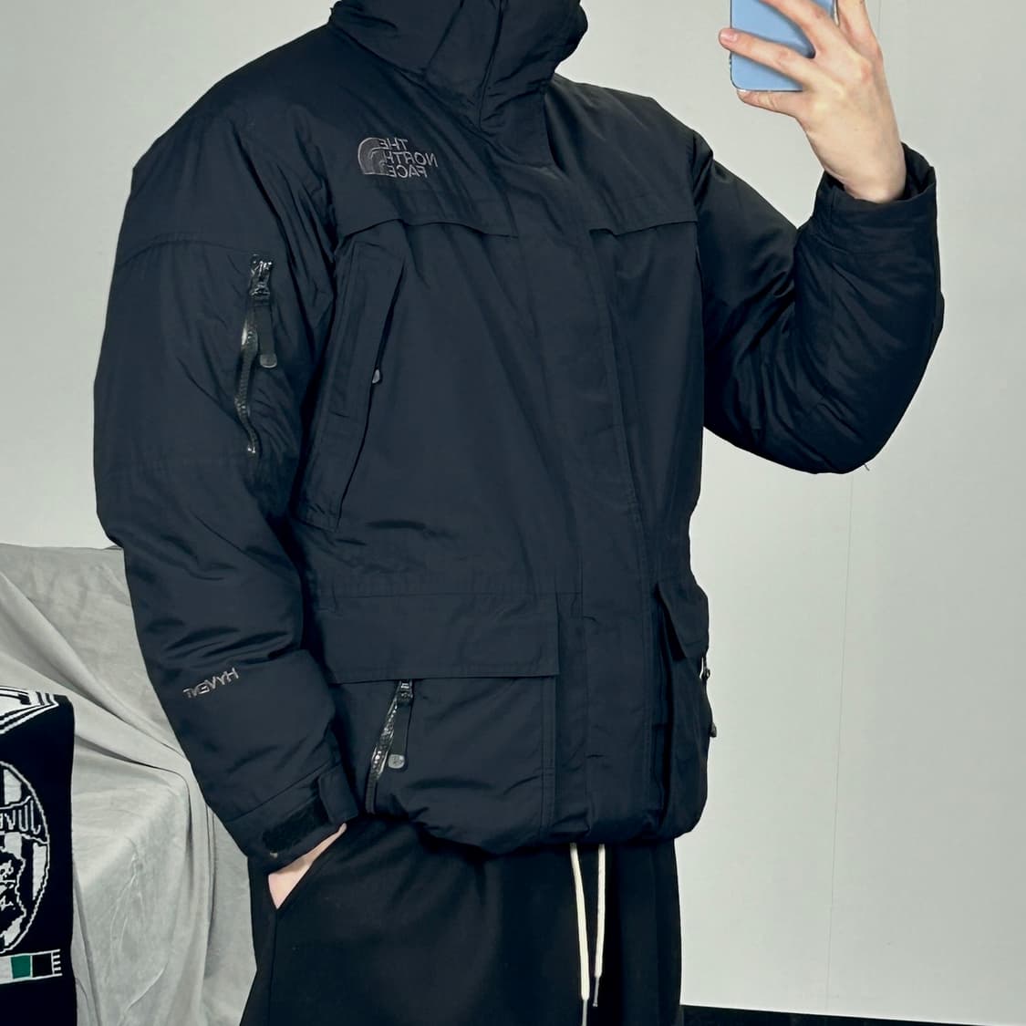 노스페이스 하이벤트 구스다운 패딩 자켓 S  상품이미지1