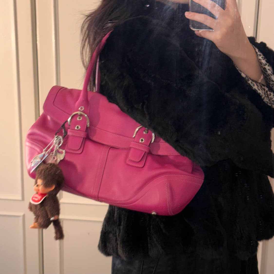 Coach pink shoulder bag 상품이미지5