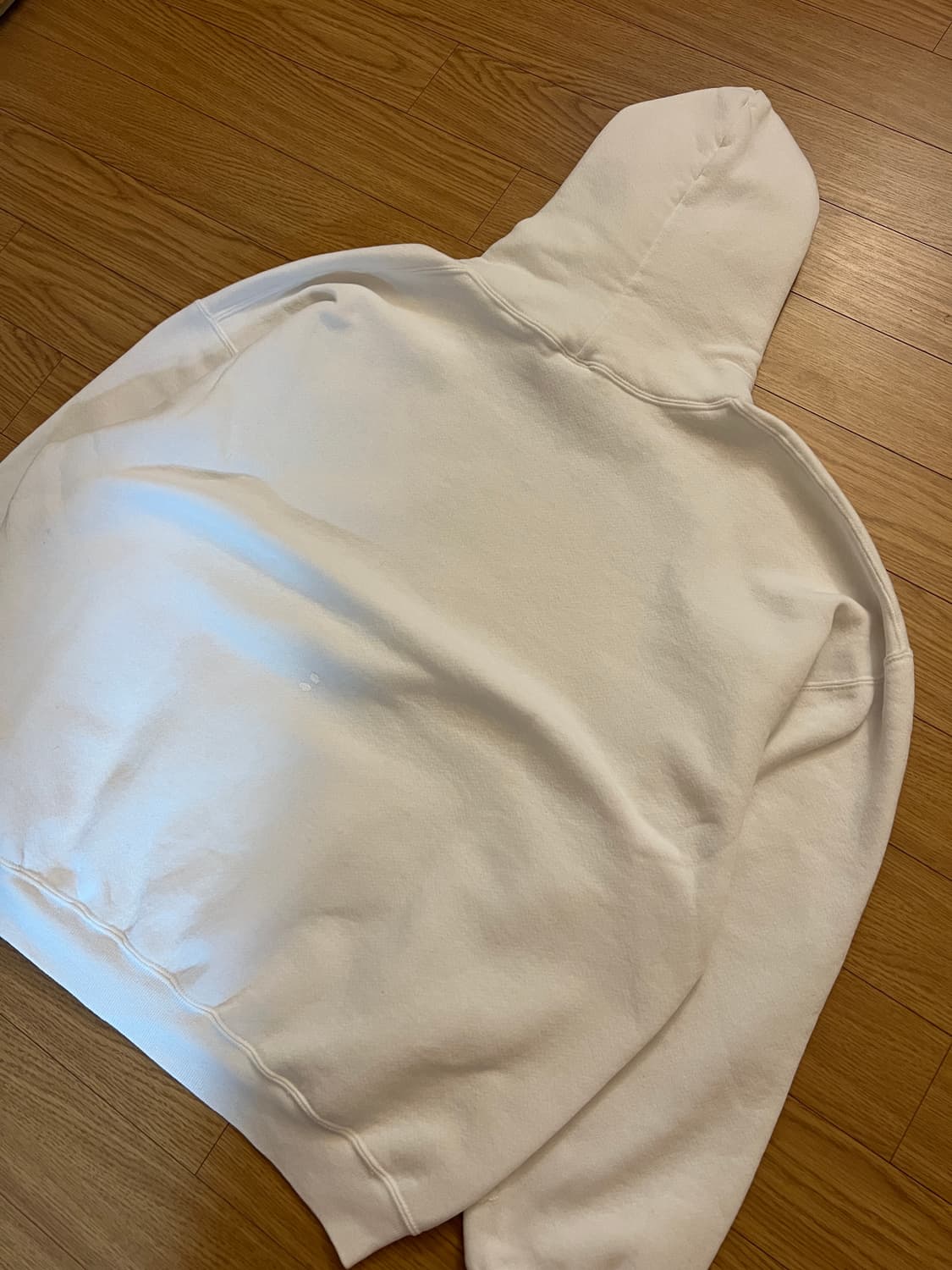 90s 러셀 빈티지 후드 화이트 XXL 상품이미지5