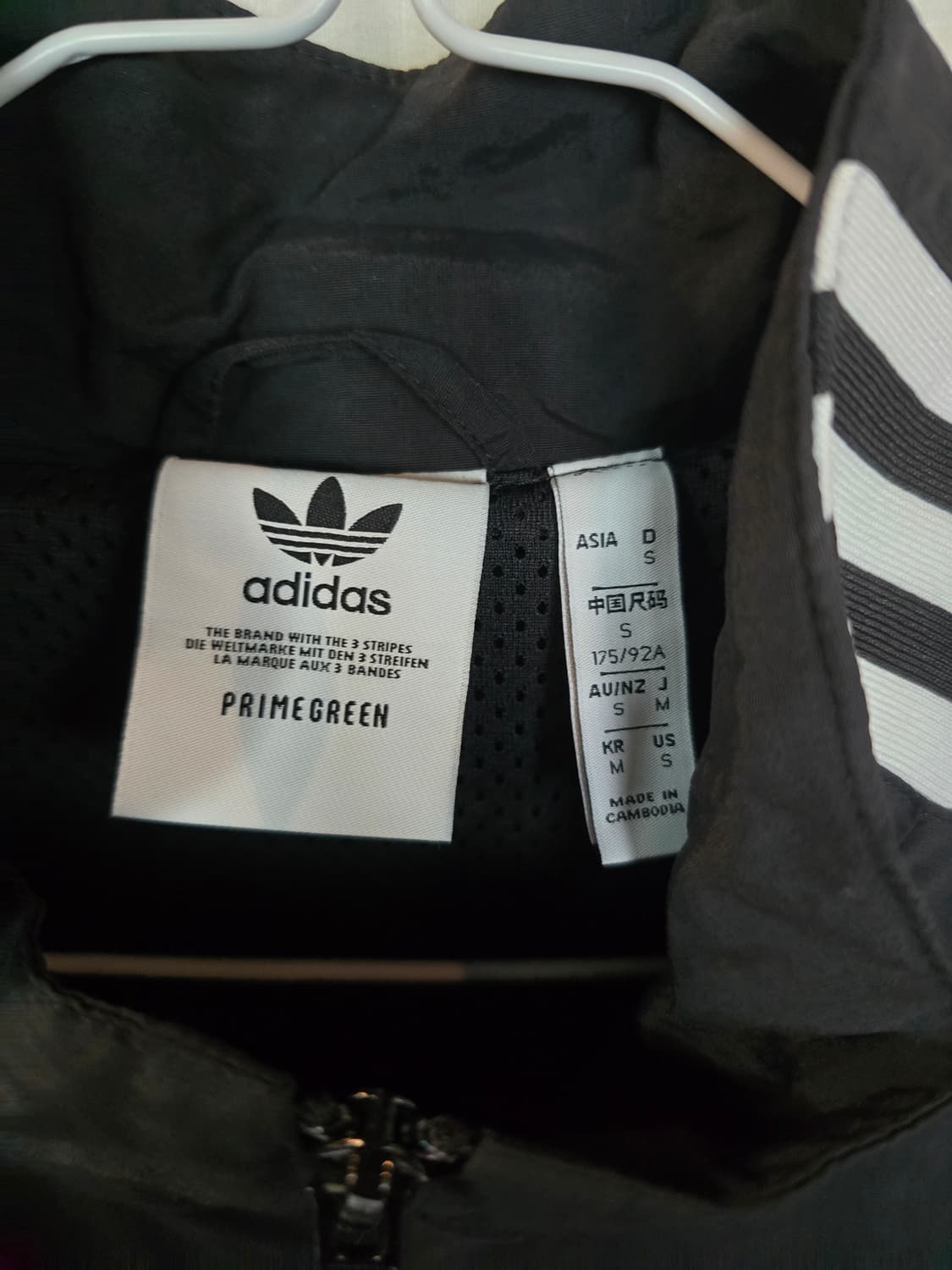 아디다스 삼선 블랙 트랙탑 상품이미지3