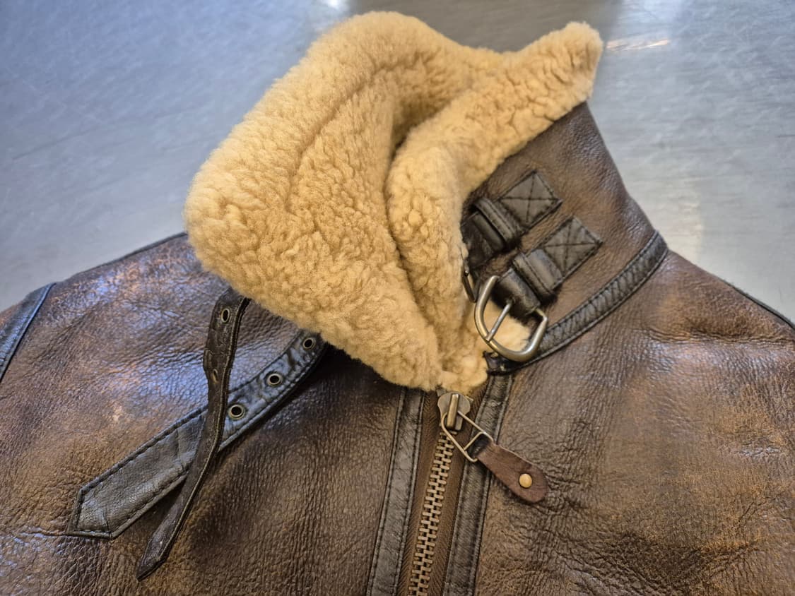 90s TTPE B-3 양가죽 무스탕 상품이미지7