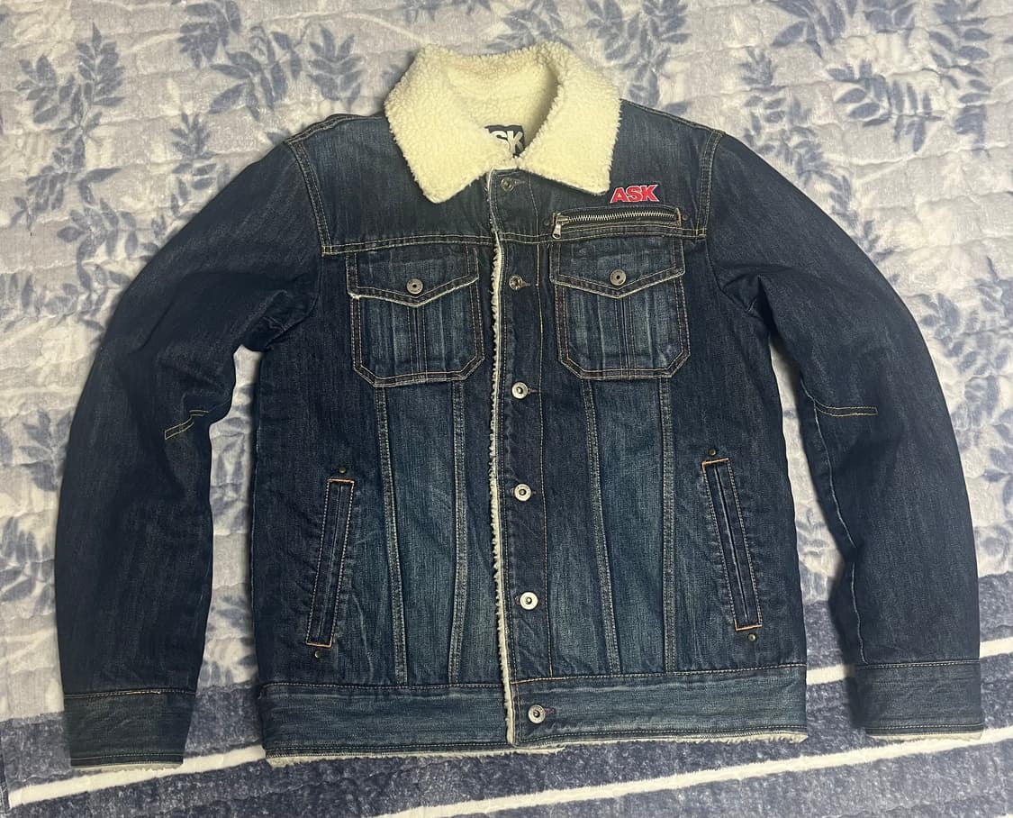 ASK 쉐르파 유니언잭 데님 자켓 상품이미지2