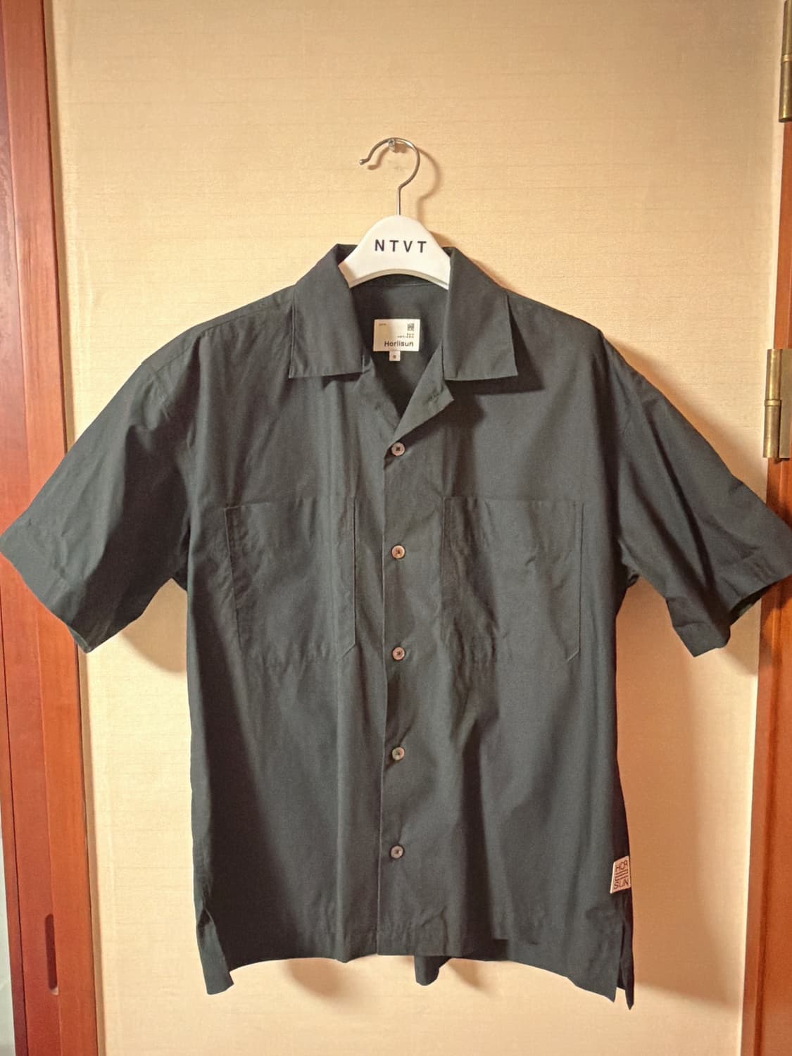 홀리선 조슈아 오픈 칼라 숏 슬리브 셔츠 판매합니다 ! 상품이미지1