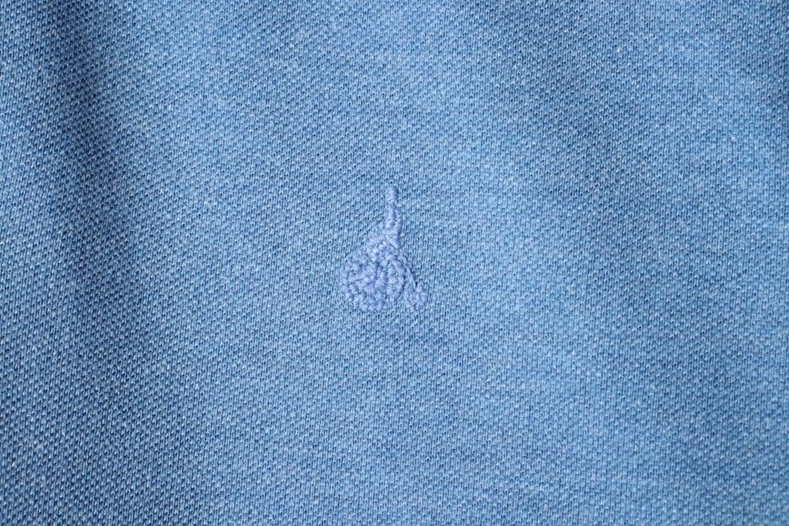 (3XL) 빈폴 반팔 카라 티셔츠 빅사이즈 연블루 올드스쿨-H31363 상품이미지5
