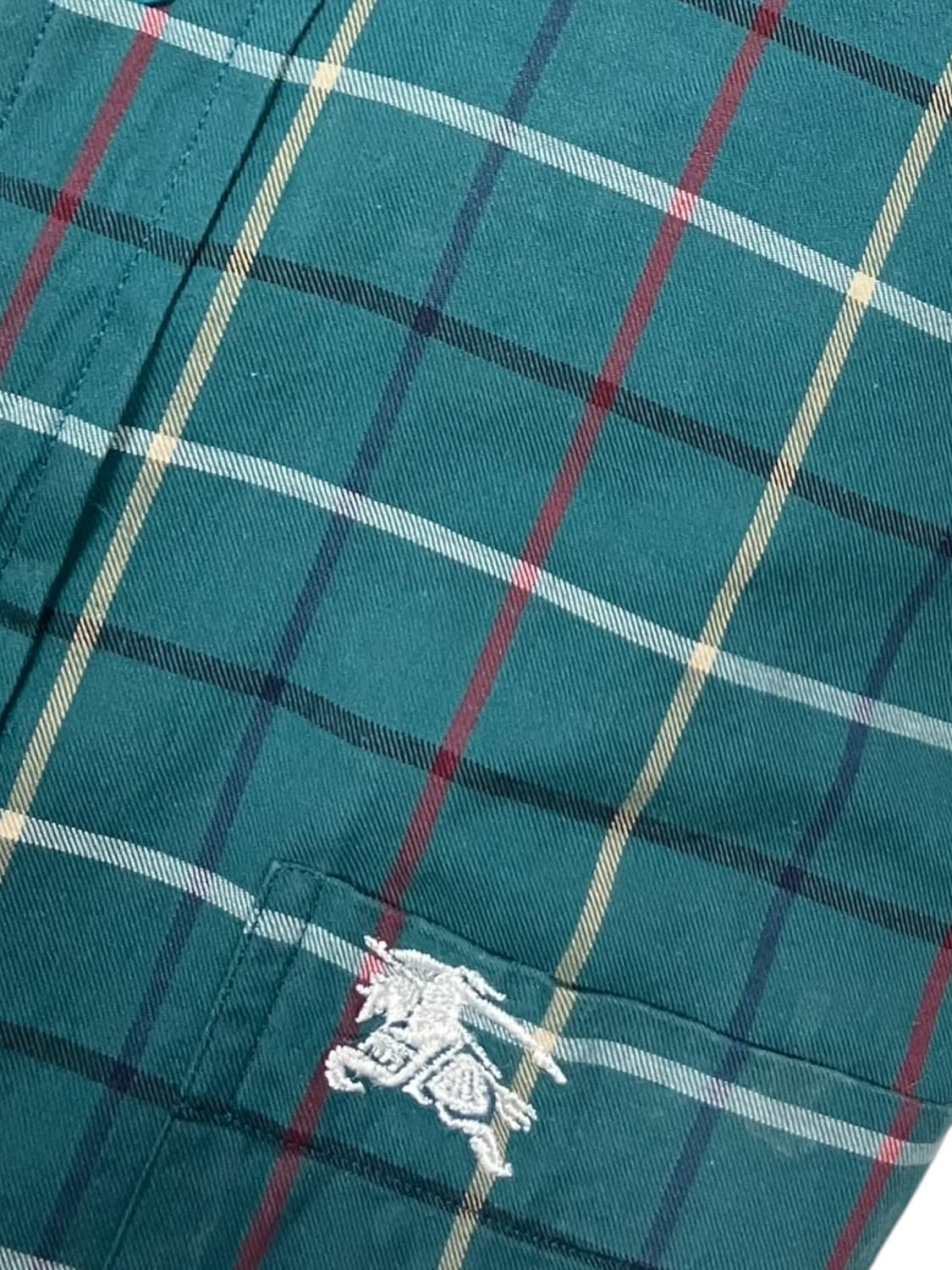 버버리 체크 남방 L 상품이미지3