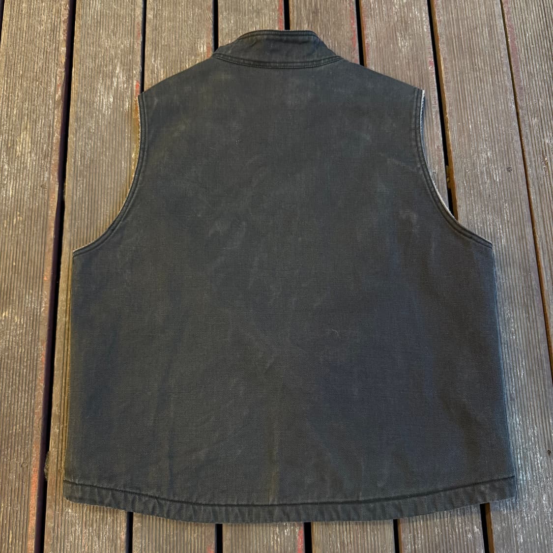 빈티지 양털 워크 베스트 차콜 상품이미지2